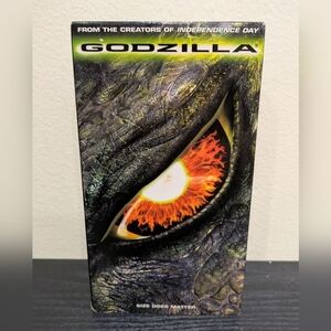 Godzilla VHS- Black and Orange Cover